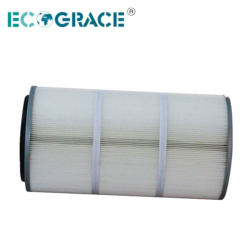 PTFE Membrane Spun Bonded Polyester Air Pleated Filter Cartridge